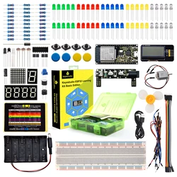 Keyestudio ESP32 Basic  Learning Kit Electronic Components Sensors Modules For Arduino Starter Kit Support Python Programming