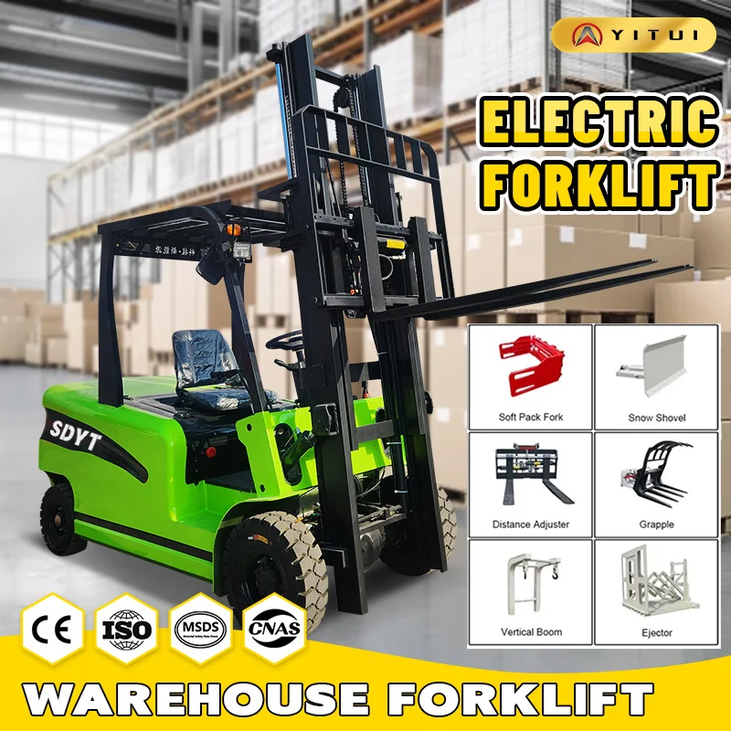 رافعة شوكية كهربائية صغيرة موفرة للطاقة وموفرة للوقود لتحميل البضائع مخصصة للعائلات رافعة شوكية صغيرة 2.5 طن 3 طن