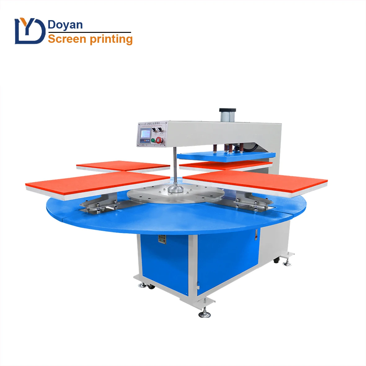 Carousel Pneumatic Semi Automatic 4 Station Heat Press Transfer Machine Sublimation Heat Press Machine For Tumblers