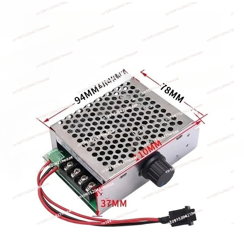 前進-後進スイッチ＆ノブに適しています-調整可能な制御dcモータースピードコントローラー12v-48v-40a