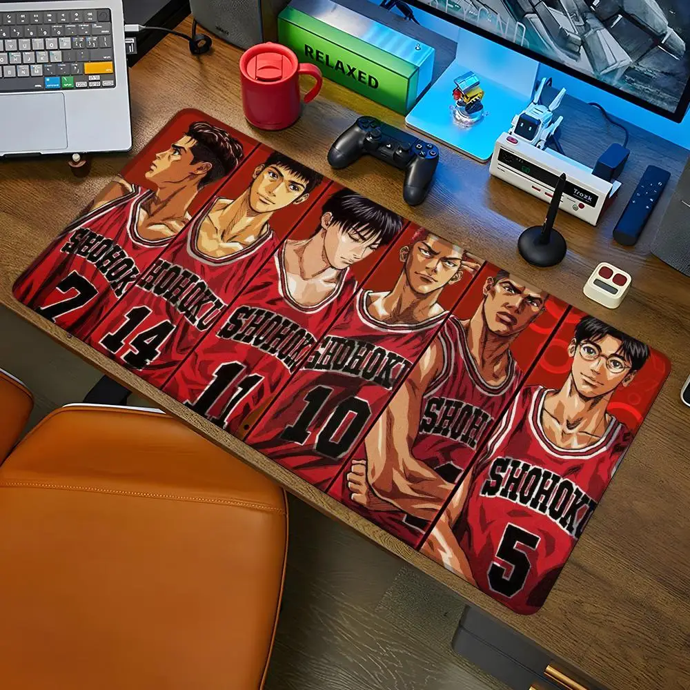 

Коврик для мыши в стиле аниме Slam Dunk, игровой коврик для мыши, абстрактный большой коврик для мыши 800x400x2 мм, геймерский XXL Mause, ковер, ПК, стол
