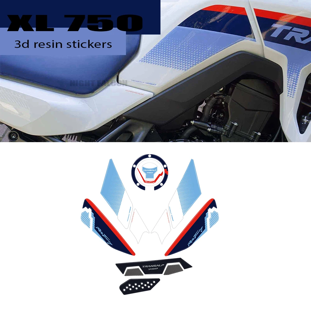 

XL750 Transalp 2023 Motorcycle 3D Epoxy Resin Sticker Protection Decal For Honda XL750 TRANSALP TRANSALP XL 750 2023