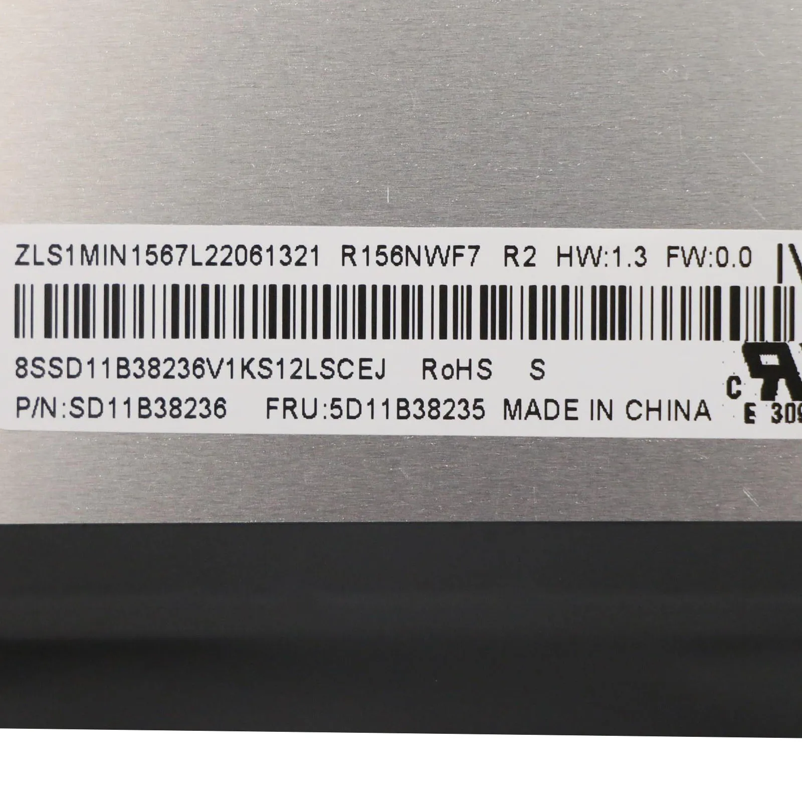 "Para portátil 15,6" Pantalla táctil LCD NV156FHM-T07 ajuste R156NWF7 R2 para Lenovo ideapad 5-15ARE05 3-15ITL6 3-15ALC6 81YQ 82H8 82KU 40 pines