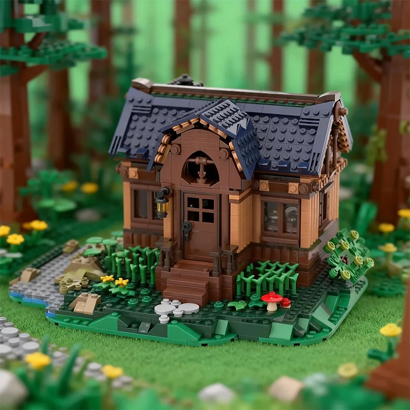1564 PCS Construction Creek Hut - 21318 Boomhut Alternatieve bouw MOC Aanpassen Modulair bouwen DIY Jongensspeelgoed Kerstcadeau