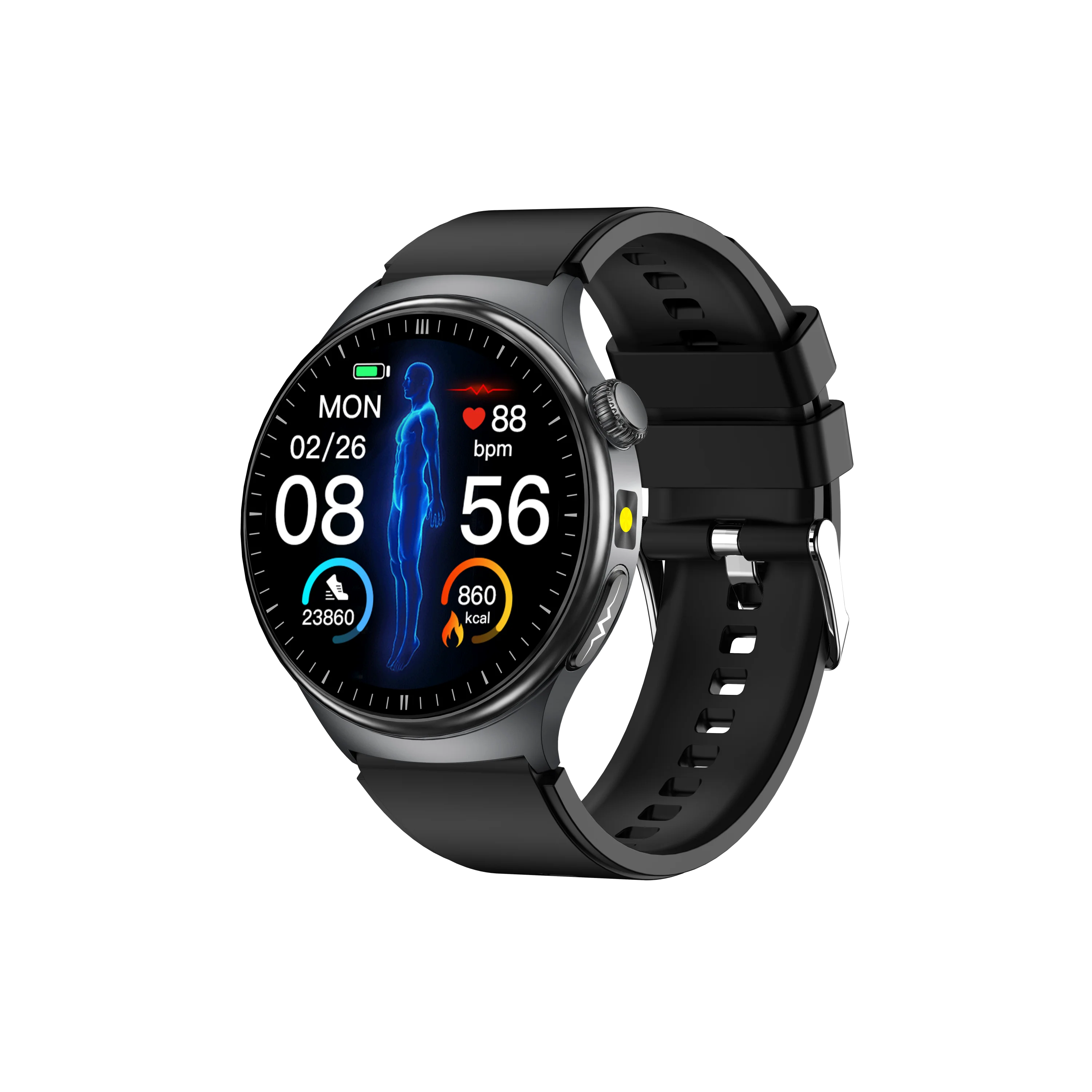 NEW GUHUAVMI Nursing Smart Watches ECG Blood Oxygen Blood Pressure lipids Uric acid Sport Health Tracking Call For iOS Android
