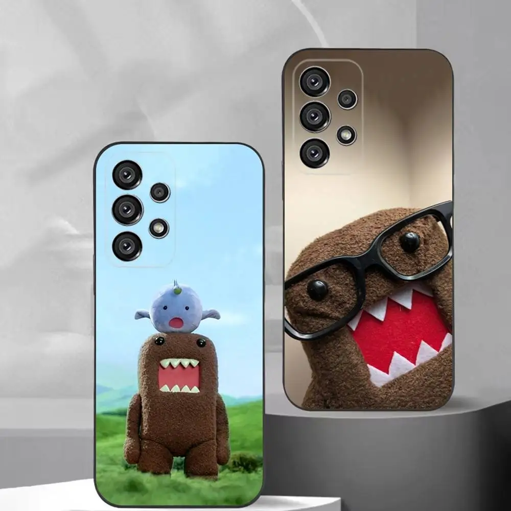 

Cute Domo-kun Phone Case For Samsung S25,S24,S21,S22,S23,S30,Ultra,S20,Plus,Fe,Lite,Note,10,9,5G Black Cover