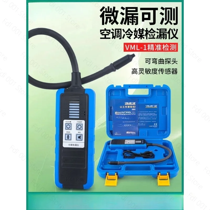 Detector Electrónico de Fugas para Refrigerantes R410, R22, R32, Detección de Halógenos en Aire Acondicionado Automotriz