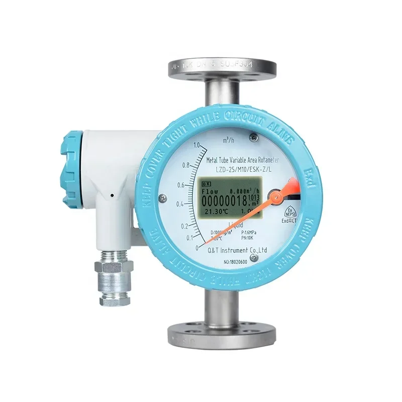 Wide Measurement Range Metal Tube Rotameter Flowmeter Metal Tube Float Rotameter