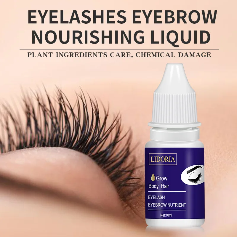 

10ml Eyebrow Growth Serum Lashes Enhancer Thick Eelash Nutrition Liquid Nourishing Follicles Hairline Lengthening