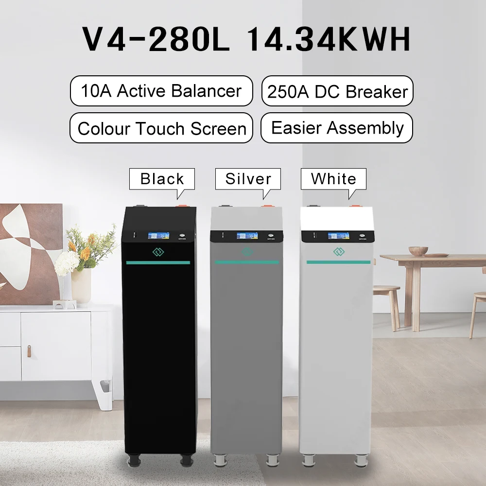 EU Stock Seplos 4.0 15kWh 16kWh DIY Lifepo4 Battery Kit 10A Active Balancer CAN RS485 280AH 314AH 334AH Solar Storage Tax Free