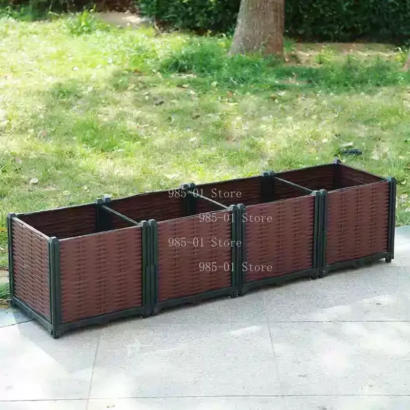Extra Large Multifunctional Planting Box, Practical Container for Balcony and Rooftop Vegetable Growing