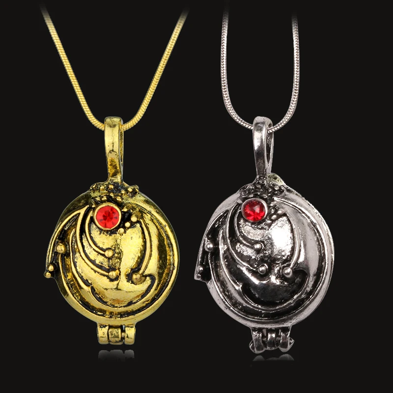 The Vampire Diaries necklace Elena Gilbert vintage vervain verbena pendant jewelry for men and women Choker Necklace & Pendant