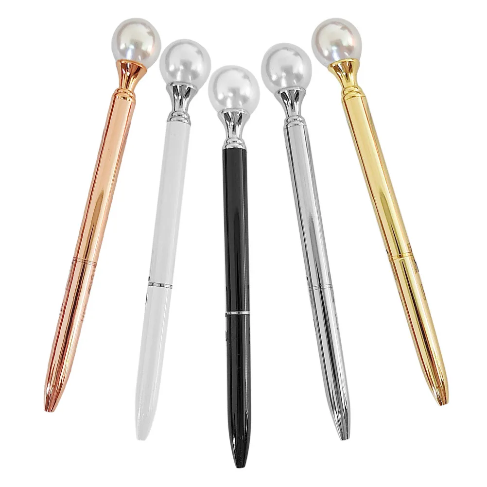 5Pcs Metal Luxury Ballpoint Pen For Pen For Office Desk Christmas Stocking Stuffers Stylish Artificial Elegant