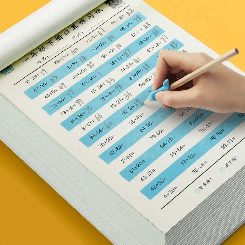Addition Subtraction Handwritten Learning Mathematics Workbook Math Exercise Book Math Training Books Arithmetic Exercise Book
