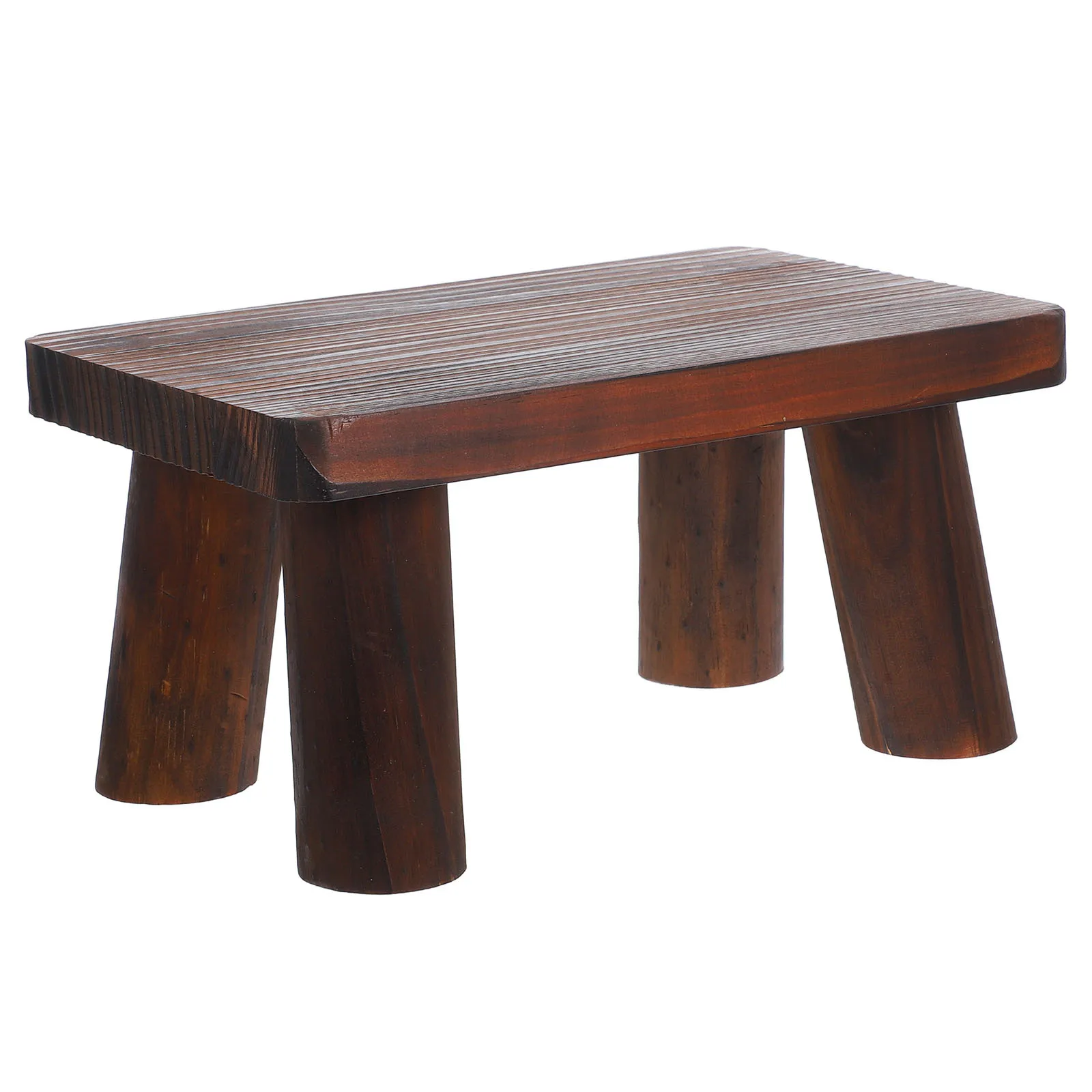 Escabeau Mobile en bois pour personnes âgées, repose-pieds de chevet, petit support pour plantes rustiques, salle de bains, cuisine, chambre à coucher, décor Portable