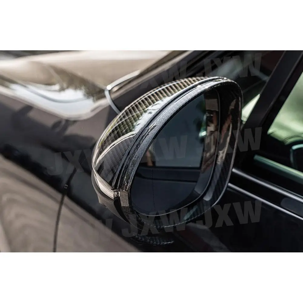 

JCHEY Dry Carbon Fiber Car Rearview Mirror Cover For Porsche Cayenne 9Y1 9Y0 2018-2025 Door Side Trim Shell Covers Sticker