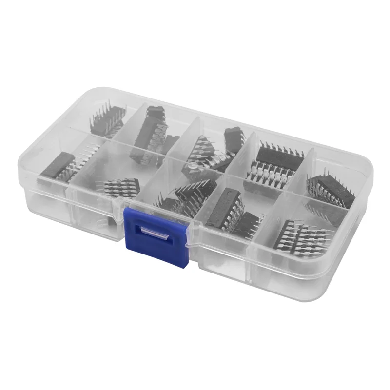 AD41-40 ชิ้น 74HCxx + 74LSxx Series Logic IC Assortment Kit, ดิจิตอลชิปรวม (20 ชิ้น 74HCxx + 20 ชิ้น