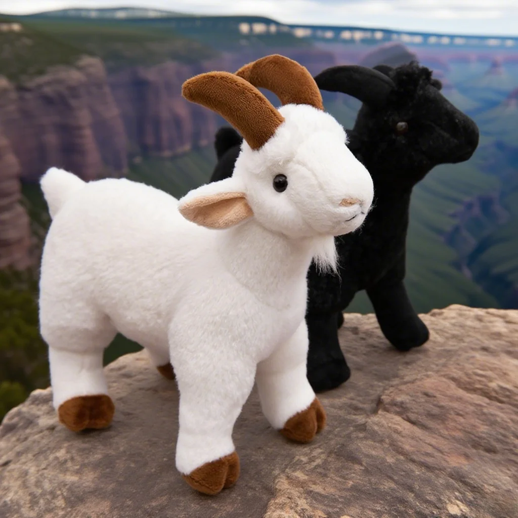 

Высокое качество Highland Goat Antelope плюшевые игрушки мягкая реалистичная кукла-коза овца креативный домашний декор приятный детский праздничный подарок