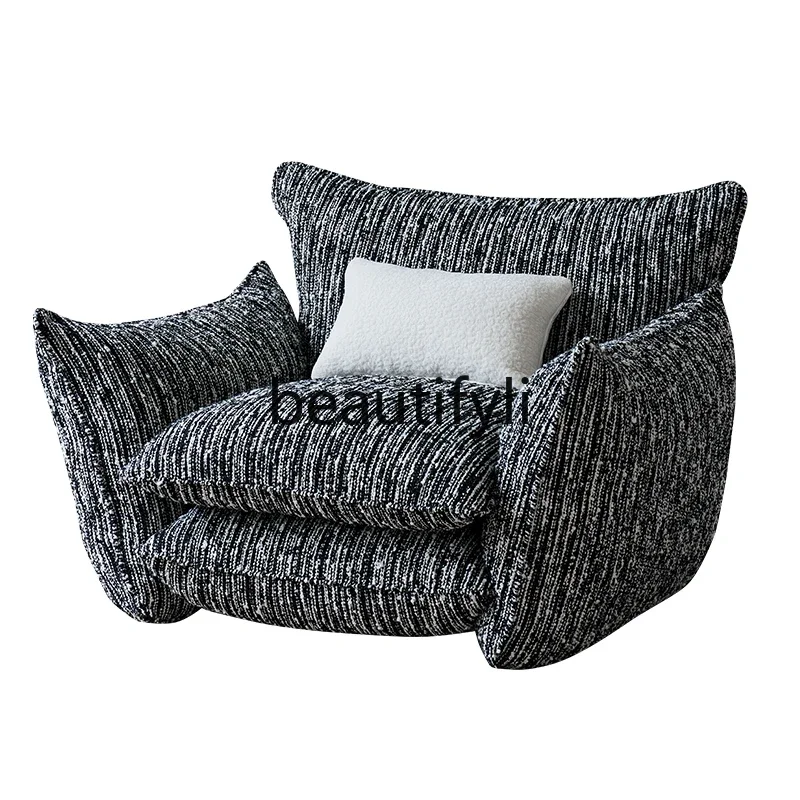 

Leisure chair, Italian minimalist single sofa, small apartment living room sofa