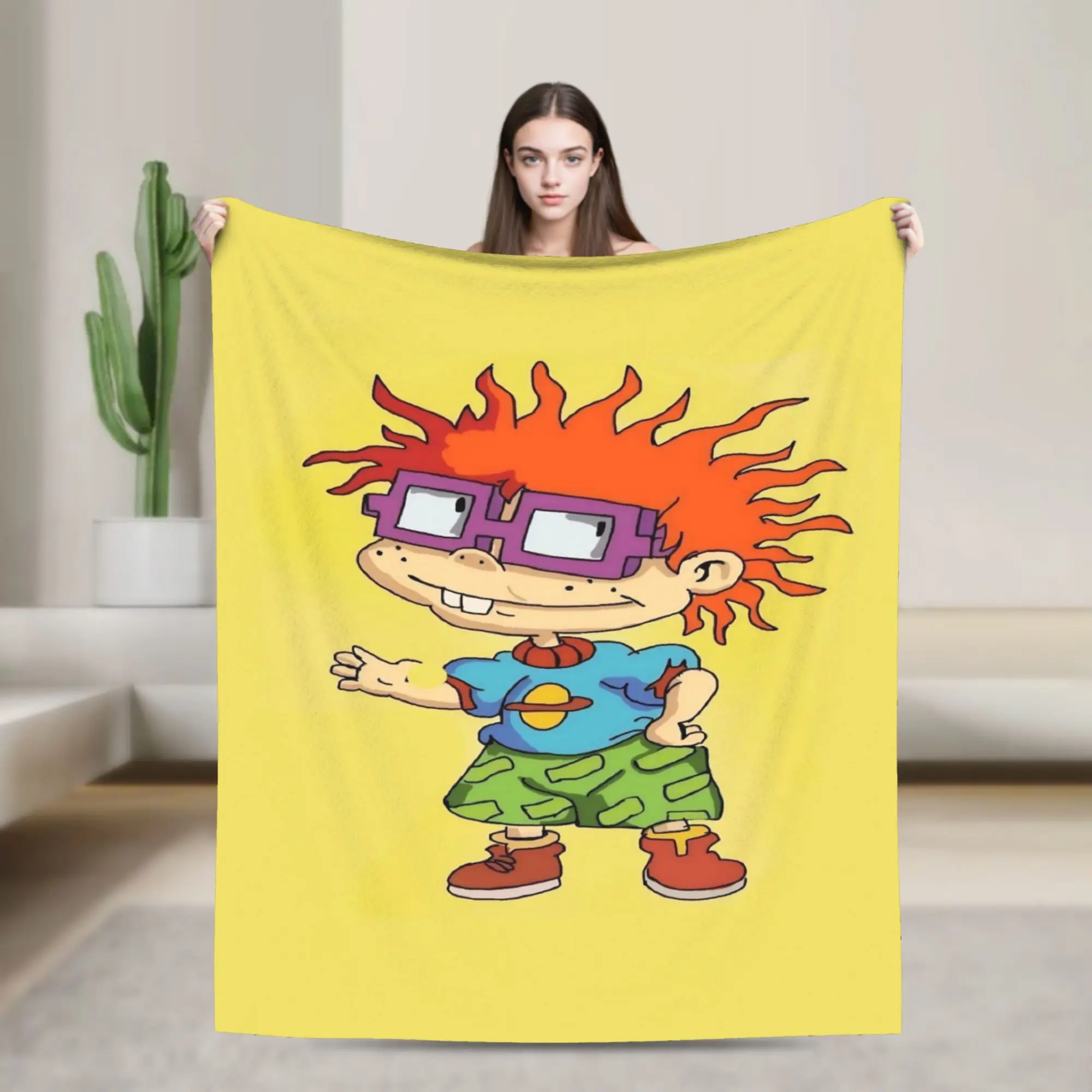 Cartoon R-Rugrats Blanket Multiple Sizes Soft and Lightweight  Throw Blankets for Couch Sofa and Bed