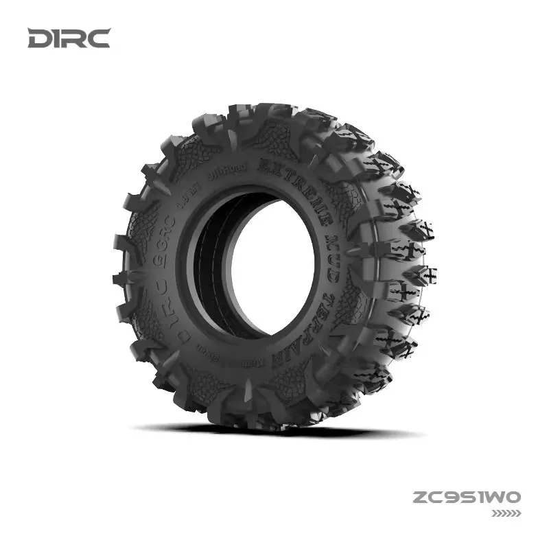 

D1RC 1/10 1,9 дюйма шина для скалолазания протектора AXIAL scx10 TRX4 108 мм шина с одним когтем