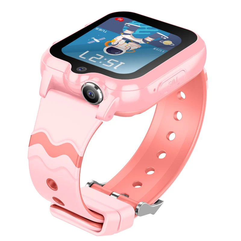 TJXL-Wonlex 2024 Best Selling Dual Camera Video Call 4G Watch KT18 Pro Waterproof GPS Kids Smart Watch Android 8.1