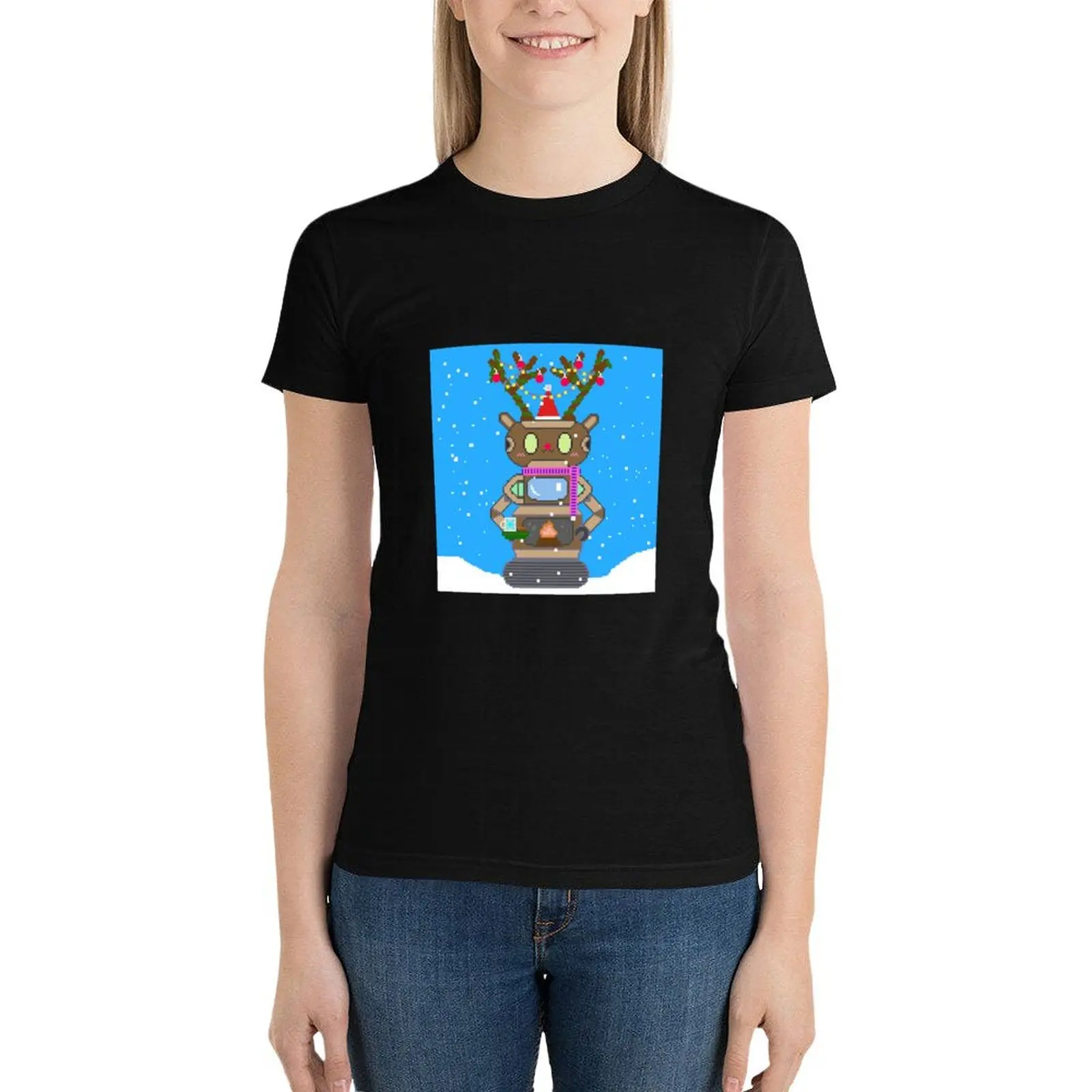 

Deer-Bot T-Shirt graphics shirts graphic tees Women t shirt