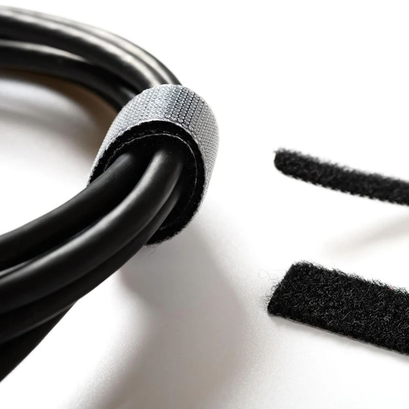 قابلة لإعادة الاستخدام هوك وحلقة كابلات النايلون العلاقات قابل للتعديل سلك السحابة التفاف السرج الأشرطة تأمين منظم إدارة سلك الكابل