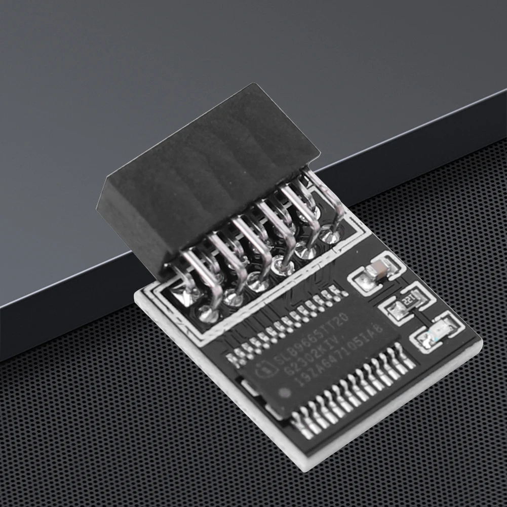 TPM 2.0 وحدة أمان التشفير LPC-12PIN اللوحة الأم بطاقة وحدة استبدال أجزاء لجيجابايت اللوحة الأم Win11