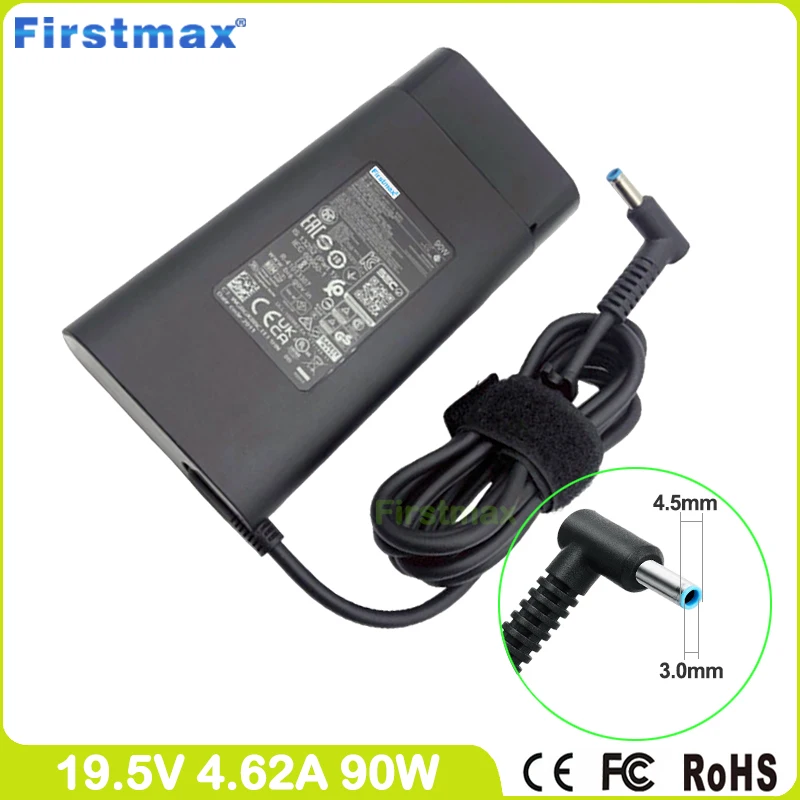 19.5V 4.62A 90W Charger for HP Envy 15-dr 15-j M7-j M7-k M7-n M7-u Pavilion 17-e000 17-p000 15-an000 HSTNN-CA13 Power Supply