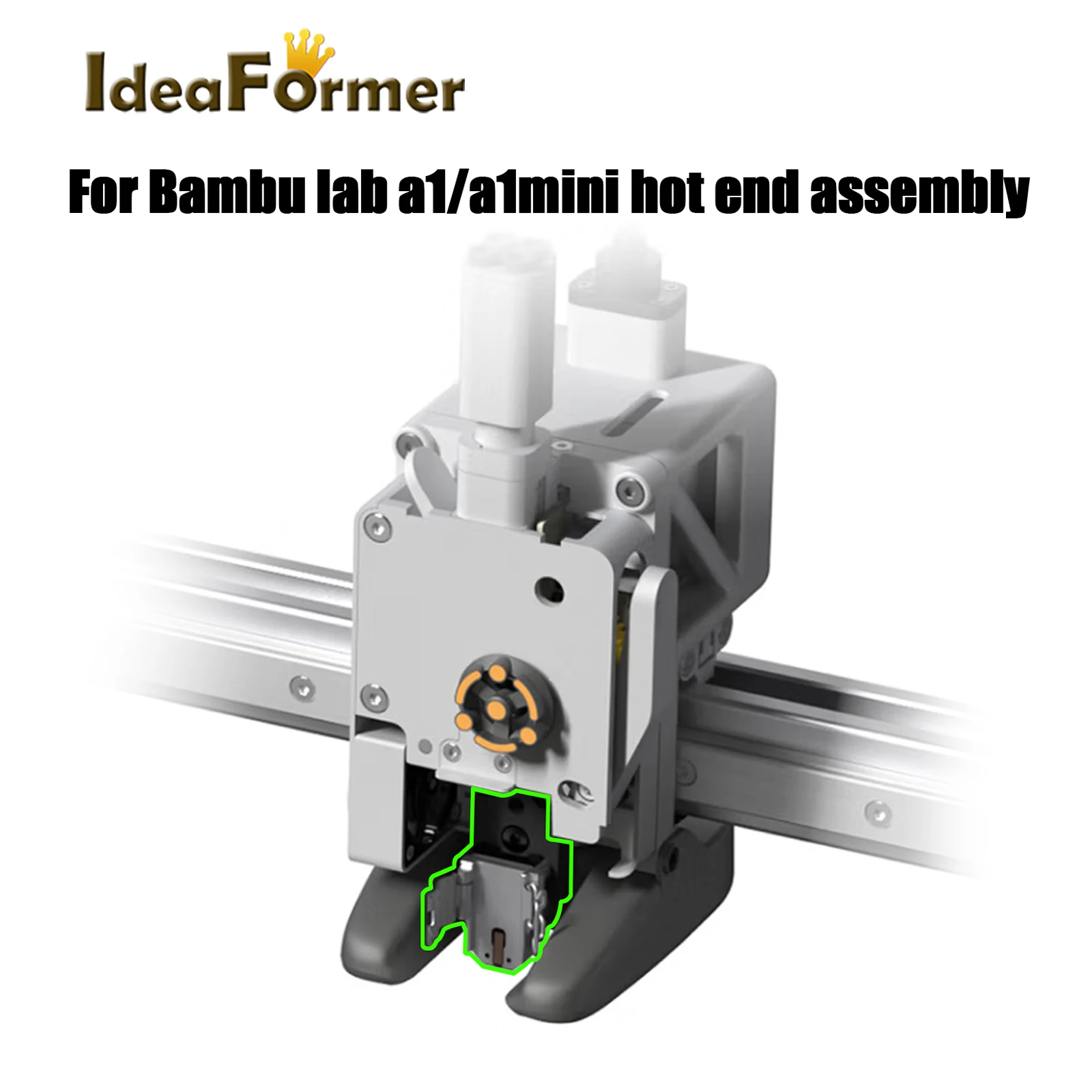 For Bambu Lab A1 / A1 Mini 3D printer Hotend Heating Component Hoted Heating Assembly Kit Hot end 3D Printer Accessories