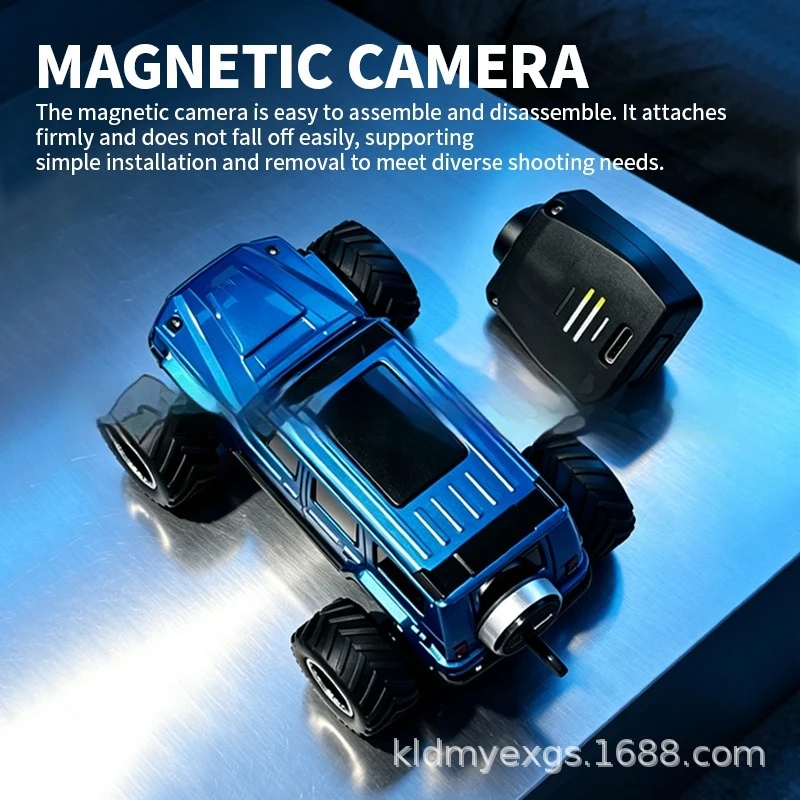 Generic 1：43 Scale Rc Car 2 4G 4Wd Off Road Climbing Vehicle With Camera Led Light Desktop Remote Control Racing Model