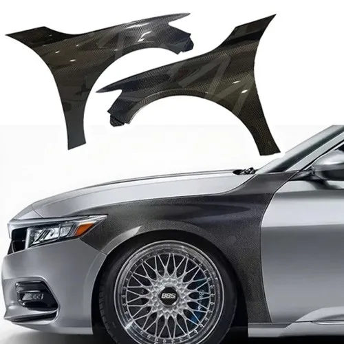 

Настоящие карбоновые передние крылья, панель крыльев, замена OE-стиля для Honda Accord 2018-2022, пара глянцевых