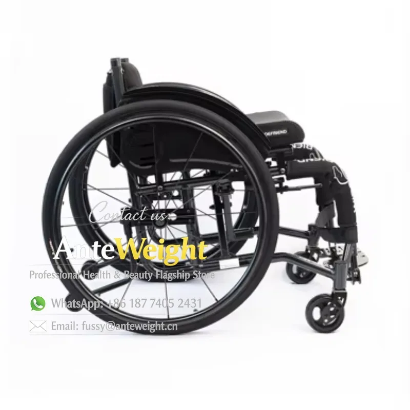 2026 Ultra Lightweight Steel Manual Wheelchair for Leisure & Sport Rigid & Active Design