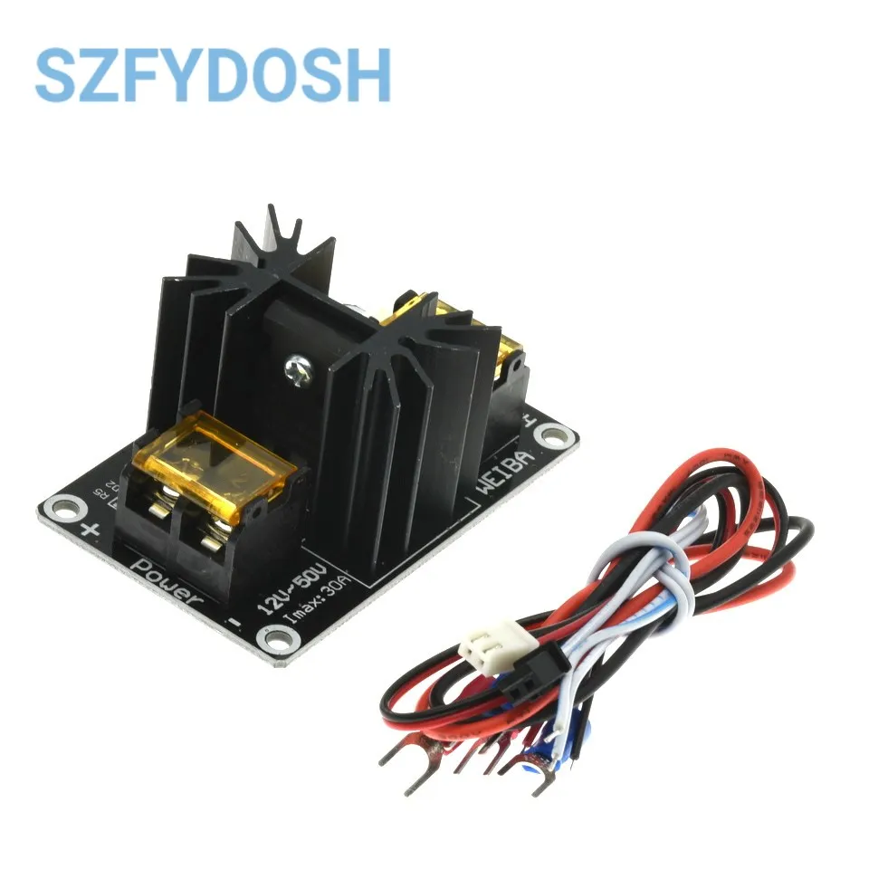 3D printer part Heat Bed Power Module Hot Bed Power Expansion Board High Current Load Module Mos Tube with Cables