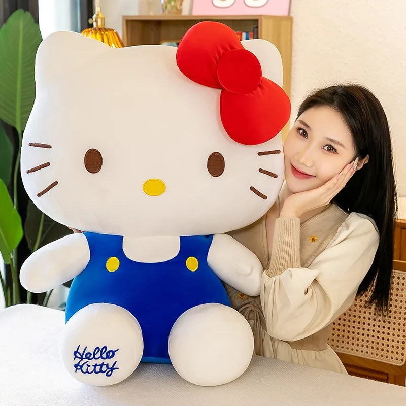 

Kawaii Dopamine KT Cat Plush Toy Stuffed Doll Soft Cuddly Pillow for Kids Girls Birthday Gift Adorable New Arrival Plushie