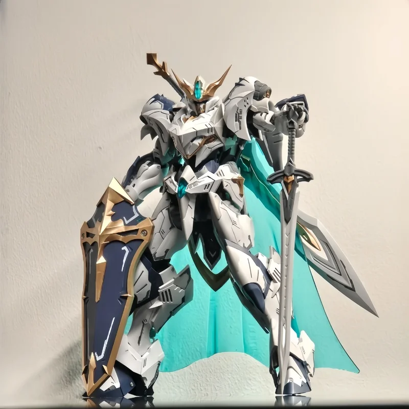 

In Stock Snaa Model Original Round Table Knights Series Tristan Giant Divine Sword Mecha Assembly Model Desktop Ornament Toy Gif