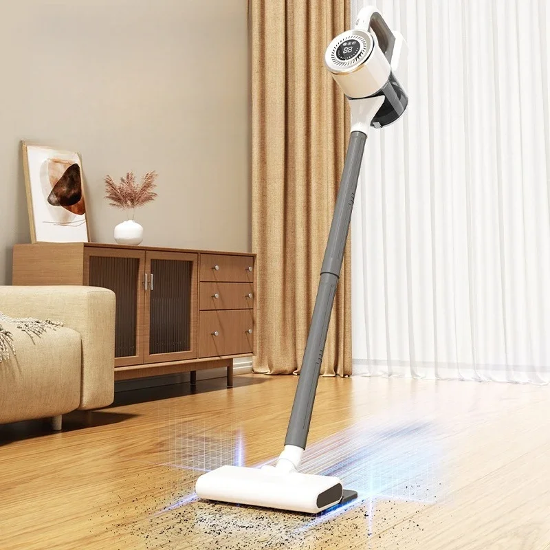 مكنسة كهربائية محمولة لاسلكية 30 دقيقة وقت التشغيل مكنسة كهربائية وممسحة مكنسة كهربائية 15kPa شفط قوي مكنسة كهربائية خفيفة الوزن