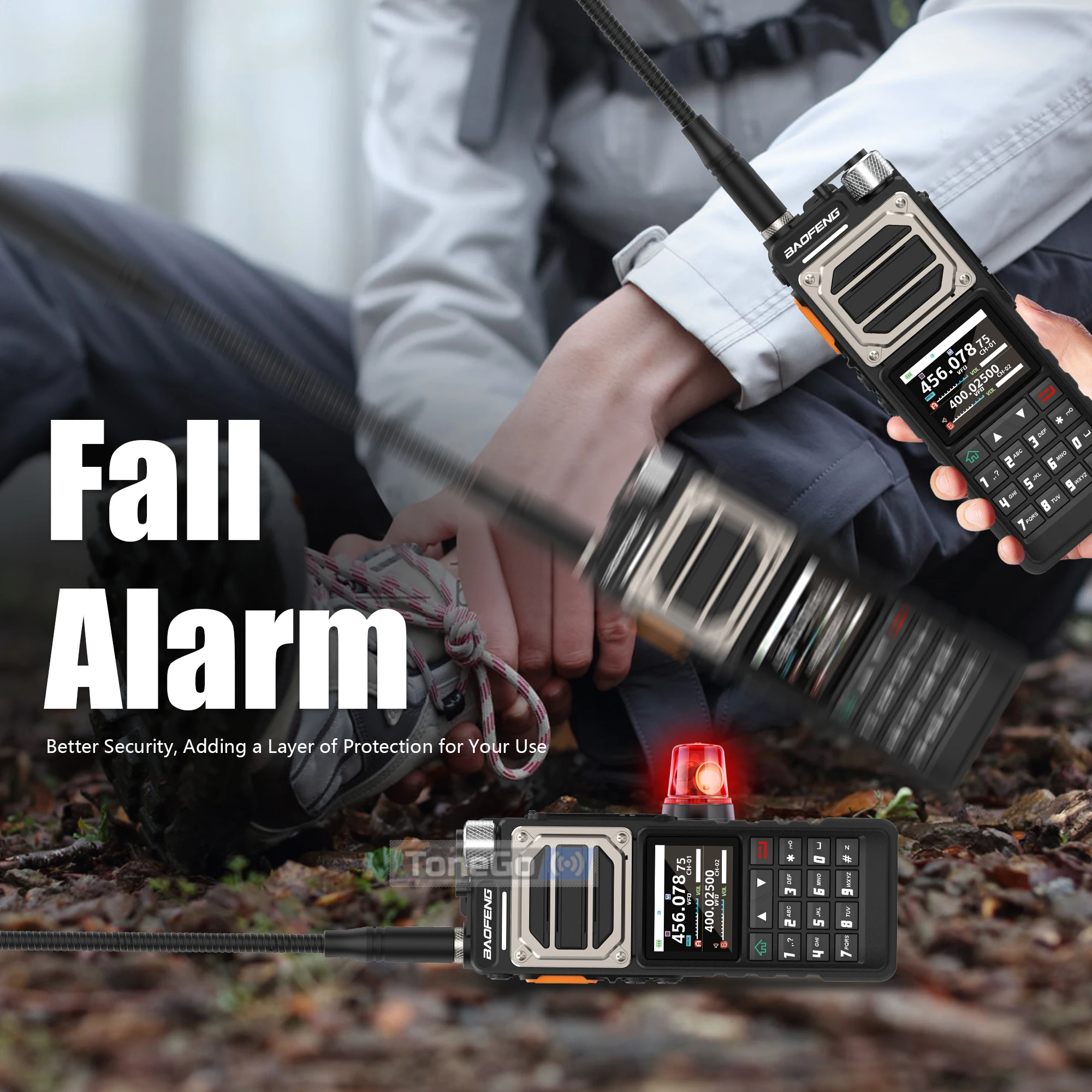 BAOFENG UV-25 PRO GPS Multi Band Walkie Talkie 1000CH AM Type-C Charger Long Range Fall Alarm Wireless Copy Frequency Ham Radio