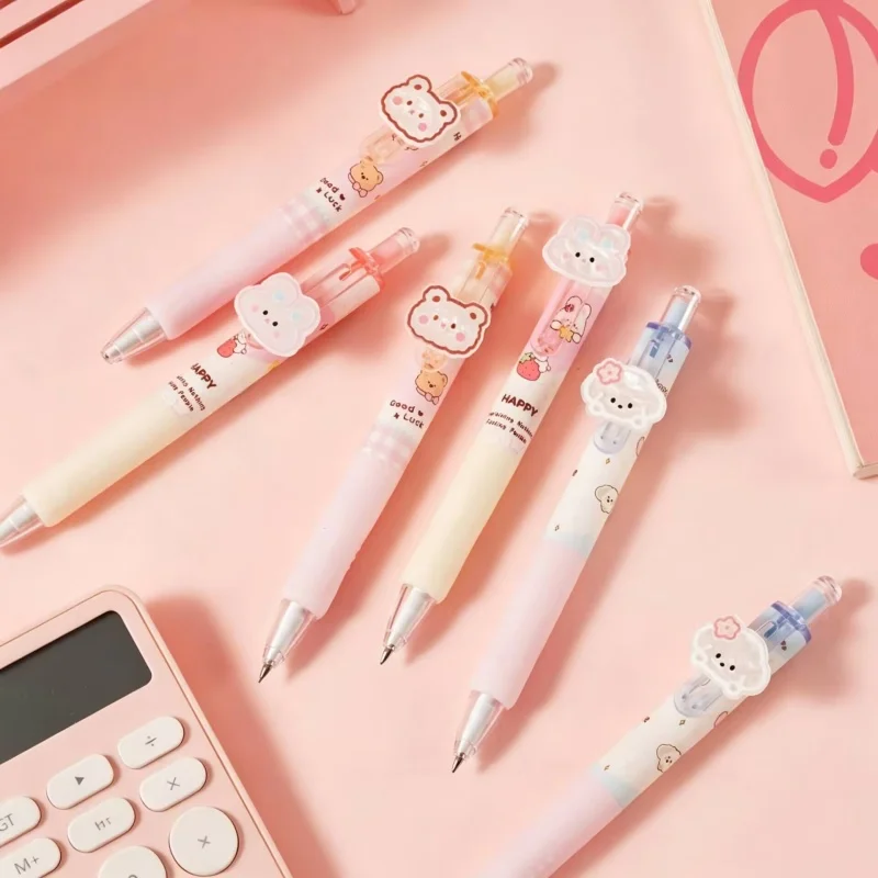 36pcs/lot Kawaii Rabbit Bear Dog Mechanical Pencil Cute 0.5MM/0.7MM Drawing Writing Automatic Pen School Office Supplies