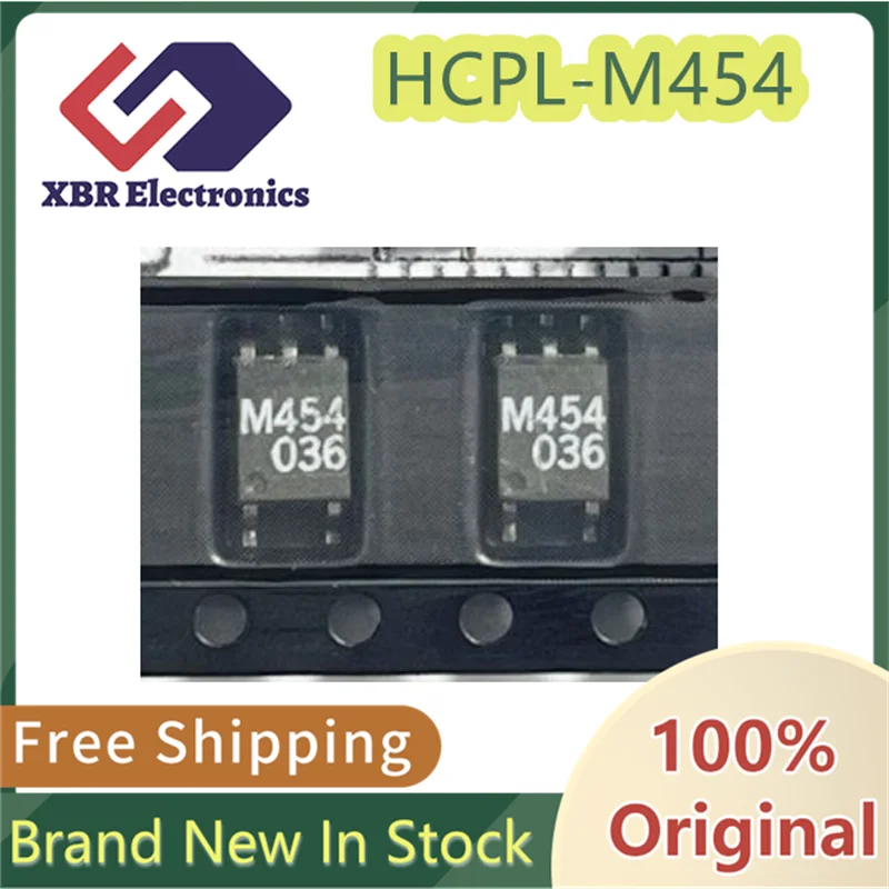 

(10/100 pieces) HCPL-M454-500E HCPL-M454 M454 SOIC-5 New original optocoupler chip Spot free shipping