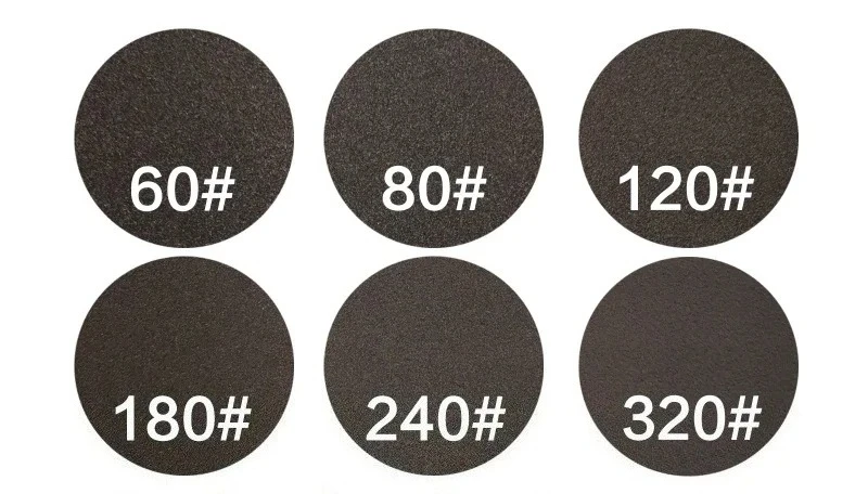 6Pcs Sanding Sponge Block Set Coarse Medium Fine Grit 60-320 Assorted Sandpaper Sponge for Wood Drywall Metal