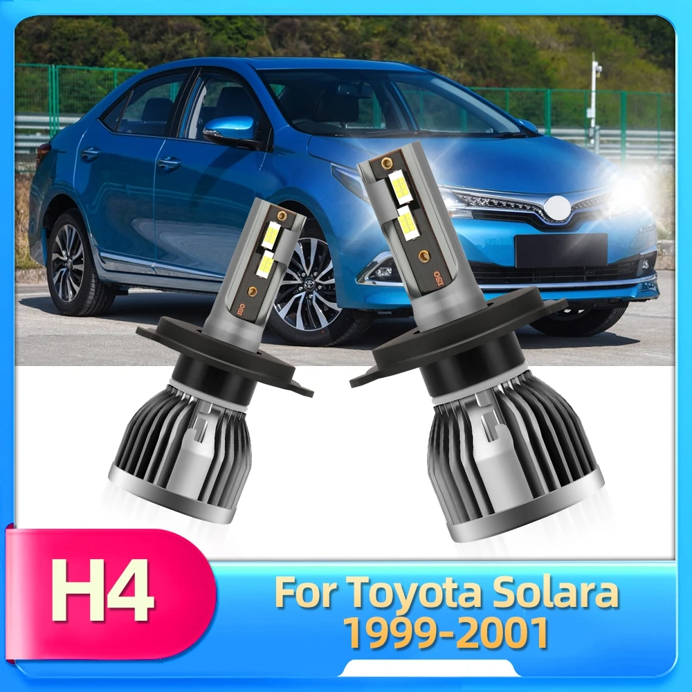 

LSlight Led Car Bulbs Bright CSP Headlight Lamps For Toyota Solara (Coupe/Convertible 2-Door) 1999 2000 2001 Auto Front H4 Luces