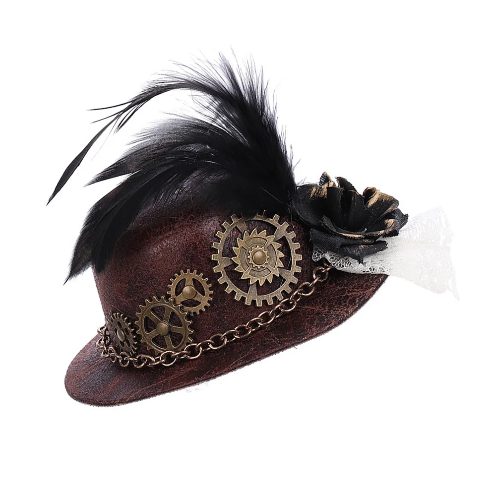 

Mini Hat Clip Punk Barrette Lightweight Comfortable Goth Pin Clips For Lady Matching All Styles Different Hair Colors Ideal Gift