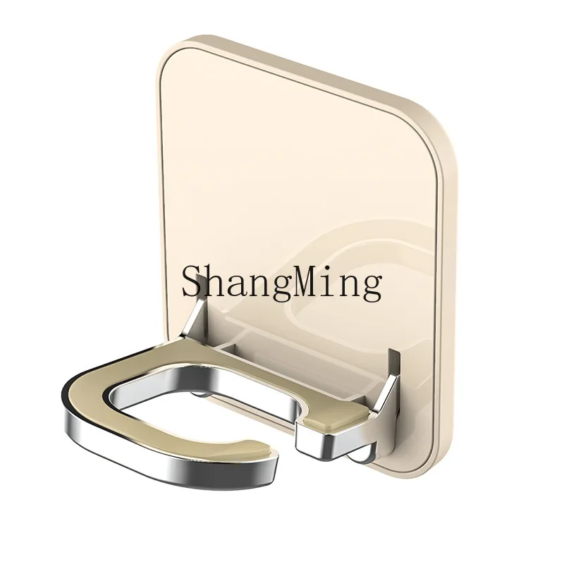 

PYH No Punching Hair Dryer Holder Cream Wind Power Hair Dryer Shelf Hair Holder Multifunctional Dyson