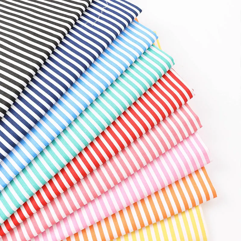 Cotton fabric Fruit striped cotton twill shirt Baby sheets Clothing Handmade DIY printed fabric