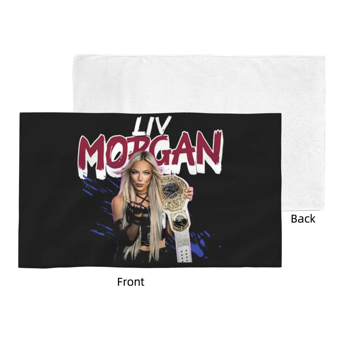 Custom Liv Morgan Soft Face Towel Quick Dry Pool Bath Cotton Towels Absorbent Quick