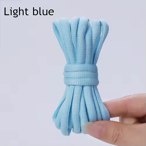 1Pair Oval Shoe Laces Half Round Athletic Shoelaces for Running Sneakers Laces Shoes Strings Durable without Fading Shoelace - Image 19