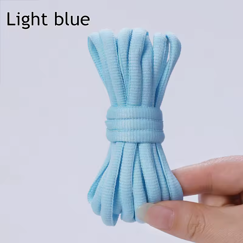 1Pair Oval Shoe Laces Half Round Athletic Shoelaces for Running Sneakers Laces Shoes Strings Durable without Fading Shoelace - Image 19