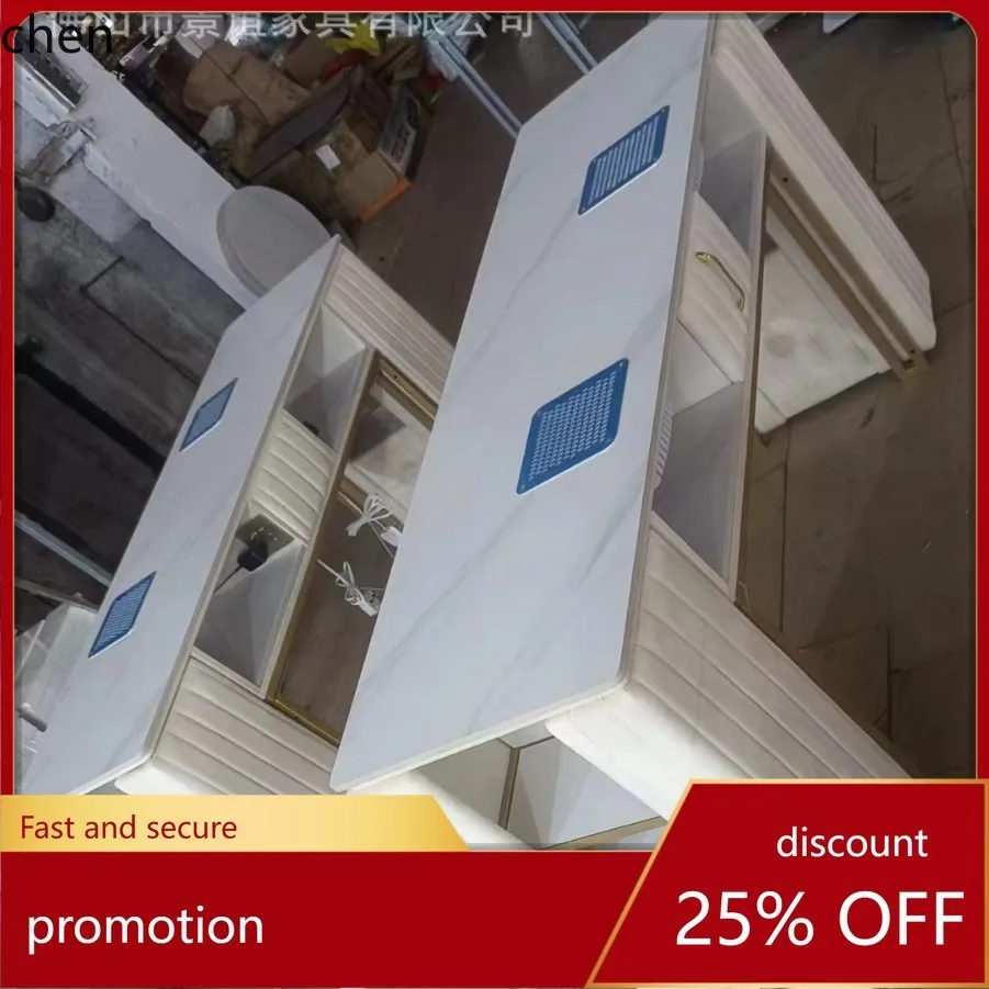 

HTT Modern Minimalist Marble Bar Counter Beauty Salon Nail Shop Reception Desk Clothing Store Milk Tea Shop Counter